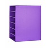 Adiroffice 6-Shelf Organizer for Schools and Offices, Purple, PK2 ADI501-06-PUR-2pk